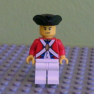 LEGO Minifigure-Imperial Soldier II - Officer, Scowl-Pirates / Pirates II-PI125-Creative Brick Builders